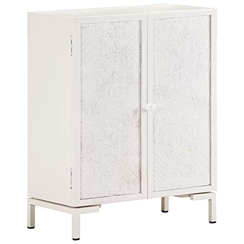 Voupuoda Sideboard, Flurschrank, Beistellschrank, Dielenschrank, Aufbewahrungsschrank, Schrank, Anrichte, 60x30x76 cm Massivholz Mango